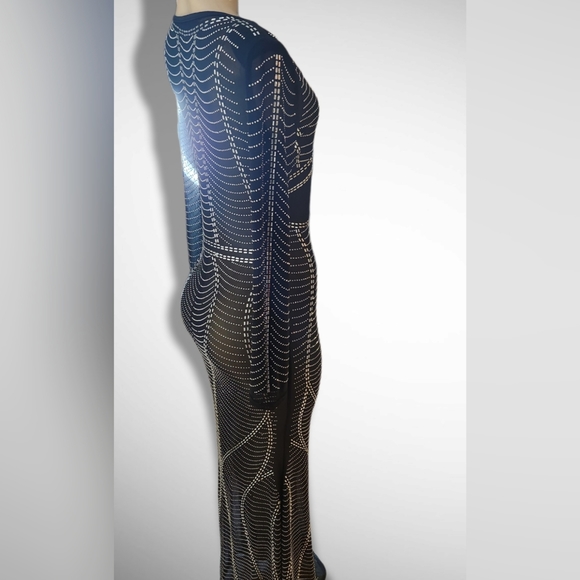 Rhinestone see through dress - Picture 5 of 7